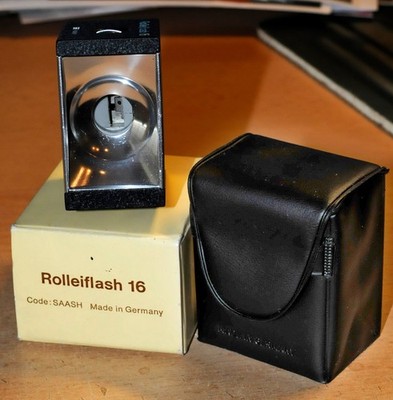 Rolleiflash 16 Blitzlicht für Rollei 16 Code SAASH OVP