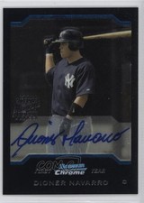 2004 Bowman Chrome First Year Auto Dioner Navarro #334 Auto e6p