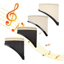 Pan Flutes Folk Musical Instrument, Sliding Mouth Blowing Resin Pan Pipe