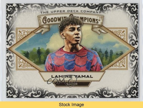 2025 Upper Deck Goodwin Champions Horizontal Glossy Black Lamine Yamal #98 READ