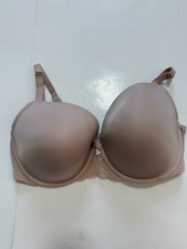 Torrid Bra Size 40DD 360 Back Smoothing Push Up T-Shirt Almond Nude Underwire GC
