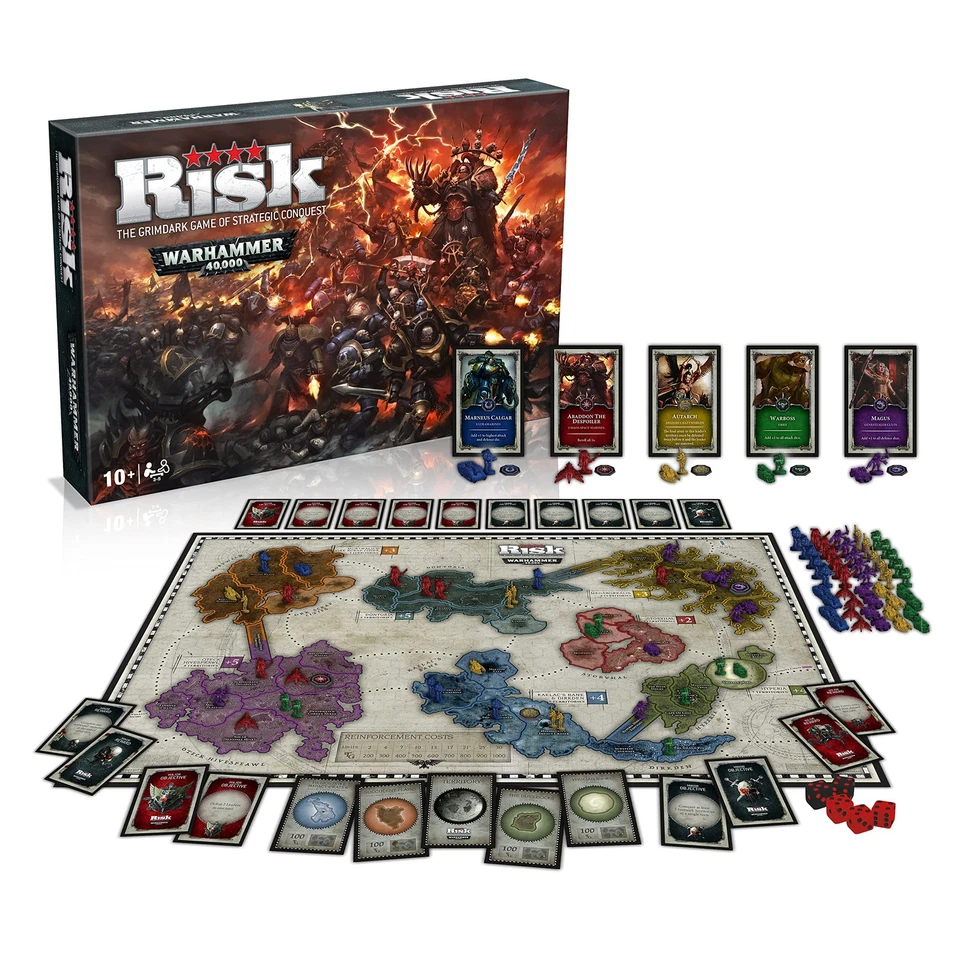 Warhammer 40K Risk Strategy Board Game - The Grimdark Game of Strategic Conquest - Image 2 of 4
