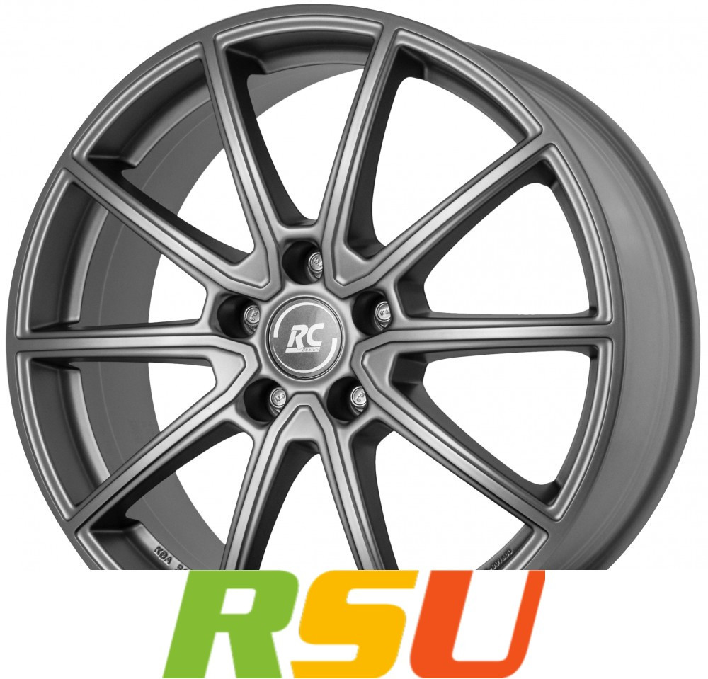 Rc-Design RC32 Ferric-Grey Matt-Lackiert 7.5X17\ ET50.5 LK5 108 Ml 63.4 Alufe..."-image