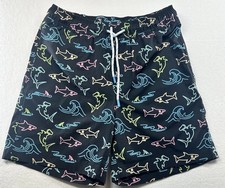 Member  s Mark Men  s Resort Swim Trunks Small Dolphin  Alligator Print