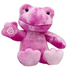 Build A Bear Pink Frog TOADally Tie Dye Plush 16" Preowned Excellent Condition 
