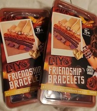 2 DIY Friendship Bracelet Kits -Makes 15 Bracelets
