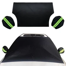 82"×49" Car Windshield Cover for Ice and Snow, All-Seasons Windshield Sunshade 