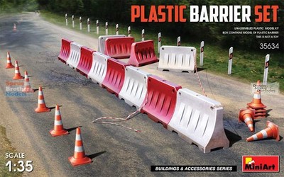 MIA35634 1:35 Miniart Plastic Barrier Set