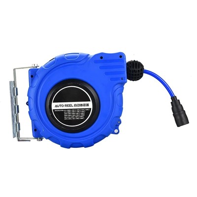 Automatic Retractable Hose Reel with Fabric Tube, Air Tube, and Air Duct