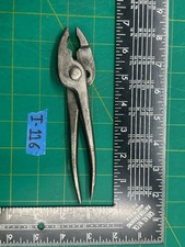 Vintage 6.5" Slip Joint Pliers Adjustable Gripping Hand Tool, Made In USA
