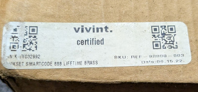 Kwikset SmartCode 888 Electronic Deadbolt Venetian Bronze   New Open Box