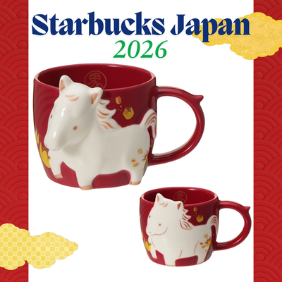Starbucks Japan 2026 New Year's Mug Zodiac Horse 355ml / 12oz or
