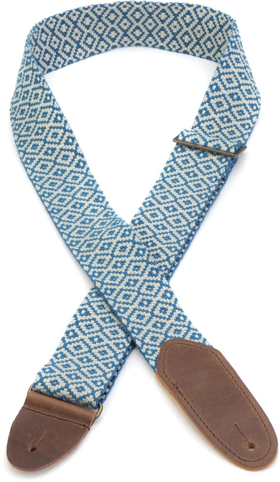 Гобеленовый гитарный ремешок LM Products - Синий (3 упаковки) в комплекте