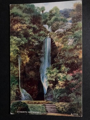 Dyserth Wasserfall Dyserth, Nordwales Vintage Postkarte P73