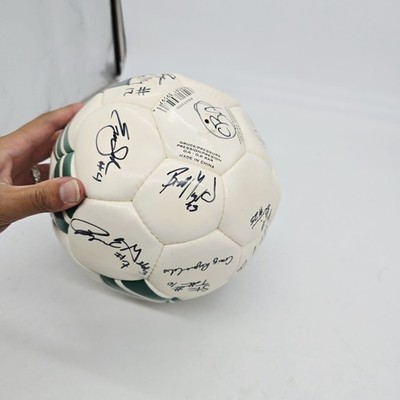 Vintage Adidas Classique Take Off 2 Size 5 Soccer Ball Autographed