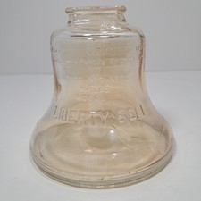 Vintage 1776-1976 Bicentennial Marigold Carnival Glass Liberty Bell Piggy Bank