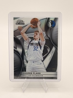 2025 Topps Chrome Black - Cooper Flagg #101 Refractor RC Mavericks /299