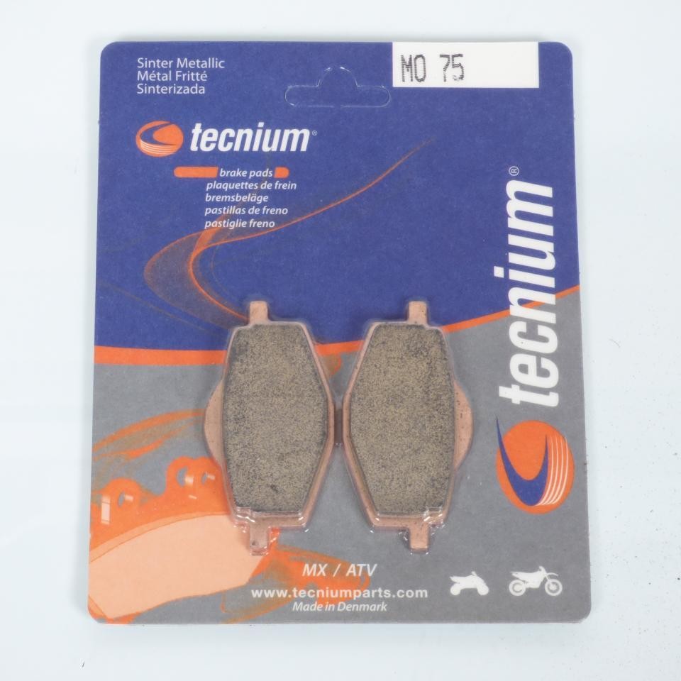 Plaquette de frein Tecnium avant contre le sifflement sur Yamaha 200 DTR MO75