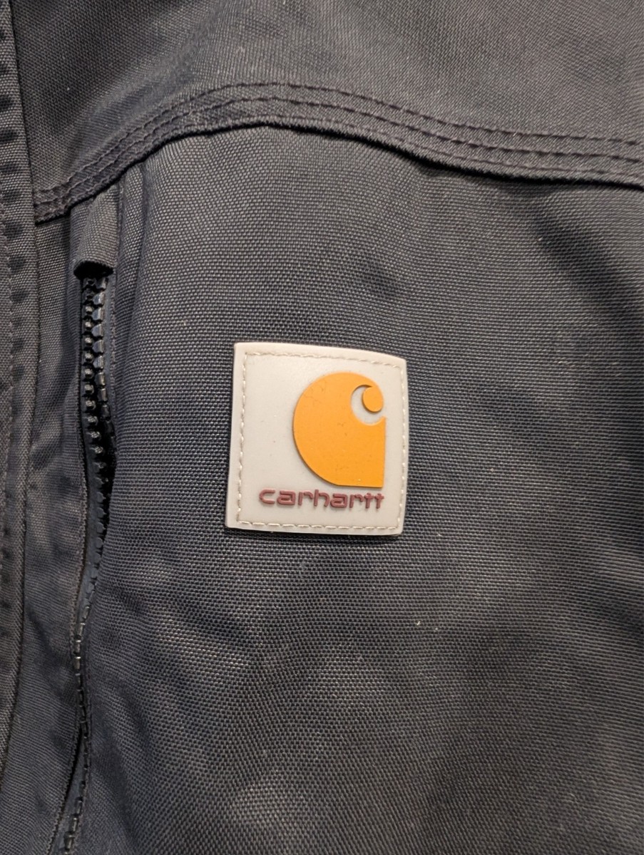 CARHARTT J126 001 LARGE REGULAR WATERPROOF BREATHE HOODED BLACK