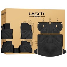 LASFIT TPE Car Floor Liners with Seatback Floor Mats for Mazda CX-5 2017-2025