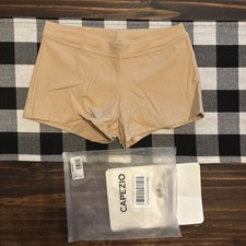 Capezio Women's Low-Rise Boyshort Medium Nude