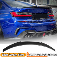 Passt f�r BMW G20 320i M340i G80 M3 Carbon Heckspoiler Abrisskante Lippe Spoiler