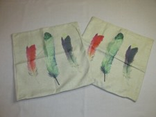 Square Throw Pillow Shams Lot of 2 18" Square FREE SHIPPING