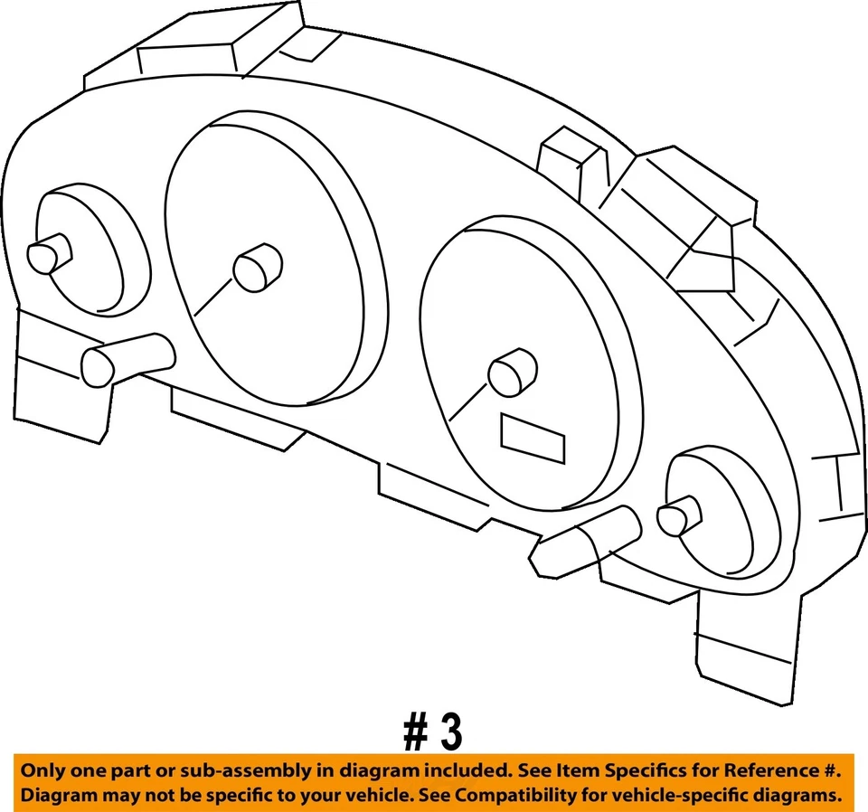 Medidor de velocímetro usado se adapta a: Honda Cr-v Cluster 2004 mercado de EE. UU. Nippon Seiki manu Foto 4 de 4
