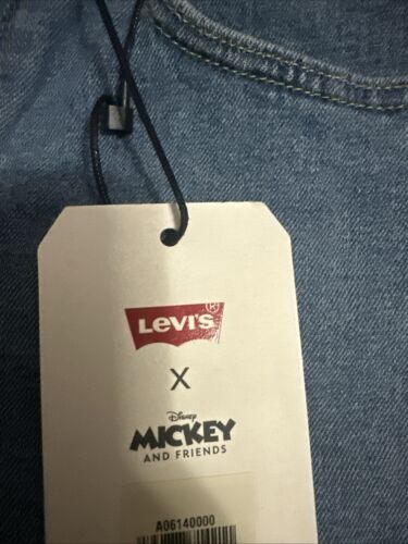 NEW MEN'S LEVI'S X DISNEY 502 TAPER FIT MICKEY MOUSE JEANS - Picture 3 of 6