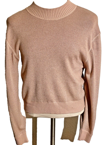 Suéter para mujer Free People Starry Night Shimmer talla L crema rosa soplado 2241 - Imagen 1 de 5