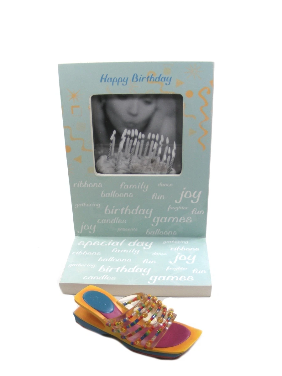 Just the right shoe *Bahama Mama* 27342 Happy Birthday ,mit Bilderrahmen -selten