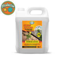 Weed Killer 5L Ready to Use | Fast Acting Weed Killer for Patios, Driveways 5.00 per litre