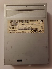 Used NEC FD1231M 3.5 Inch Floppy Disk Drive. 1.44 MB. Black.