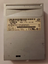 Used NEC FD1231M 3.5 Inch Floppy Disk Drive. 1.44 MB. Black.