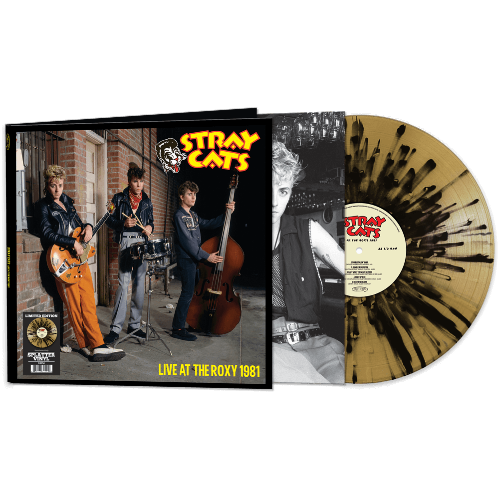 50s レコード　ストレイキャッツ 名盤］ストレイキャッツ80sニューイヤーライブロンドンLP