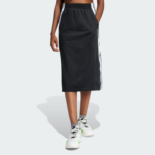 NWT Adidas Original Women's ADIBREAK SKIRT BLACK White IU2527 size XS