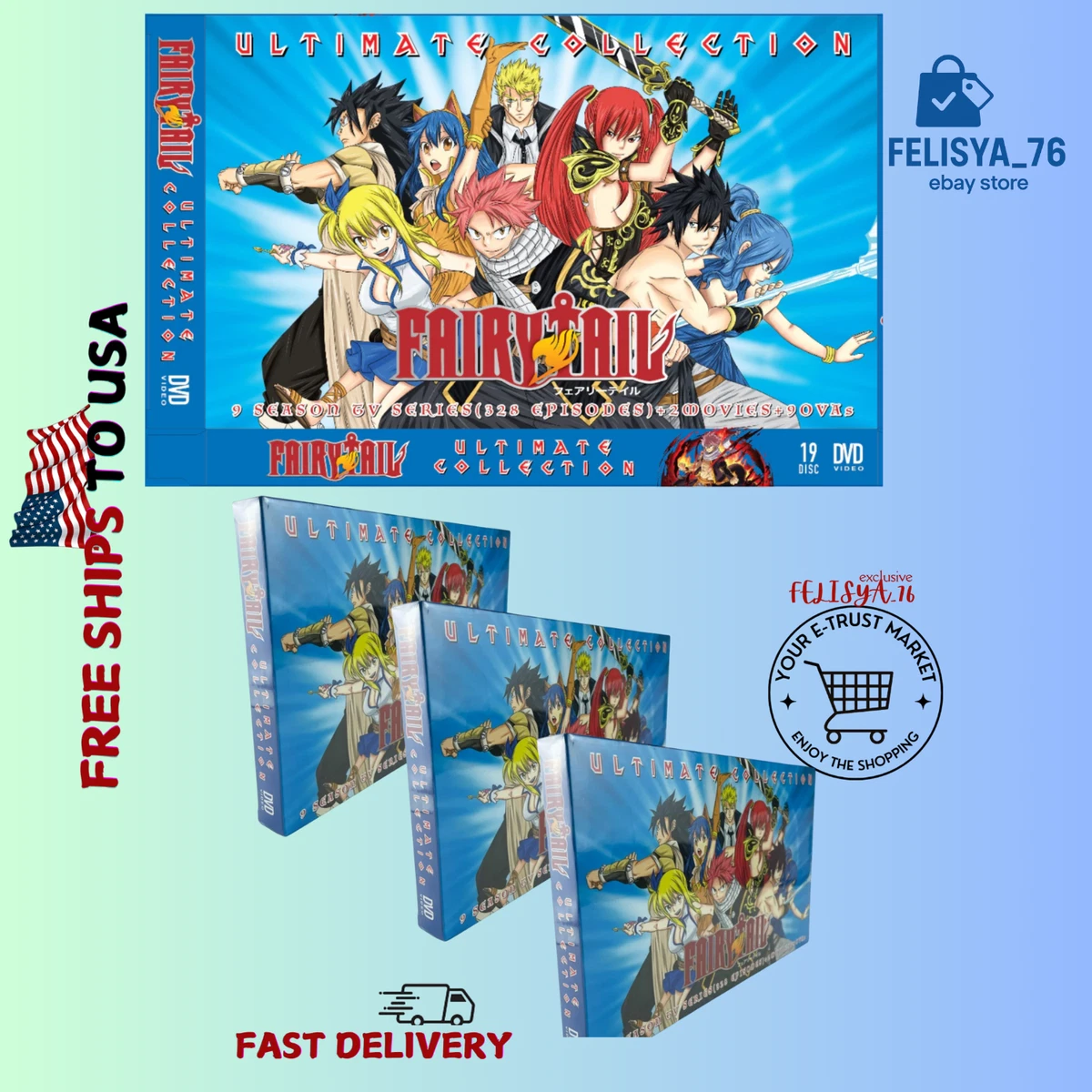 Fairy Tail Dvd for sale - eBay