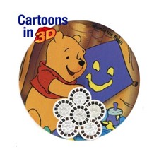 Viewmaster Winnie The Pooh etc. - Cartoons in 3D - 6 Vintage Reels