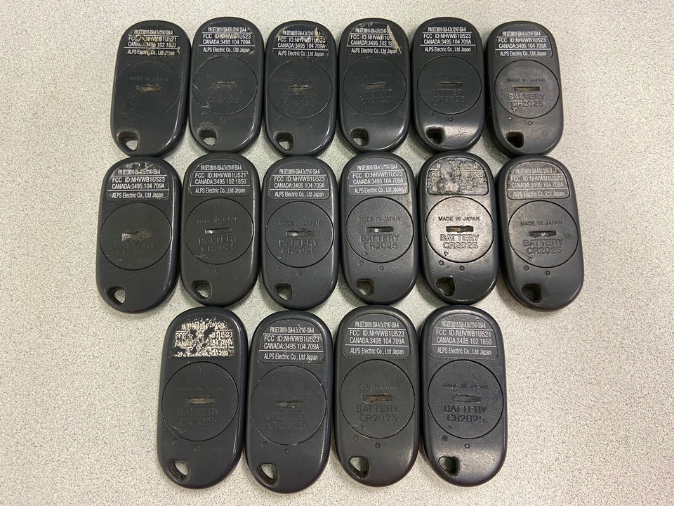 LOT 16 HONDA CIVIC KEY FOB FCC ID NHVWB1U523 KEYLESS ENTRY REMOTE