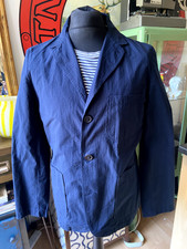 Universal Work Men's Navy Rip Stop Cotton Blazer Size S