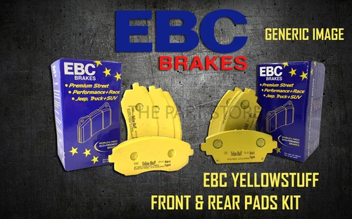 NEW EBC YELLOWSTUFF FRONT AND REAR BRAKE PADS KIT PERFORMANCE PADS PADKIT2379
