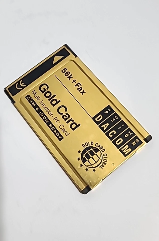 Psion Dacom Global 56k Fax & Modem Gold Laptop PC Card (LR109212) - Image 4 of 4