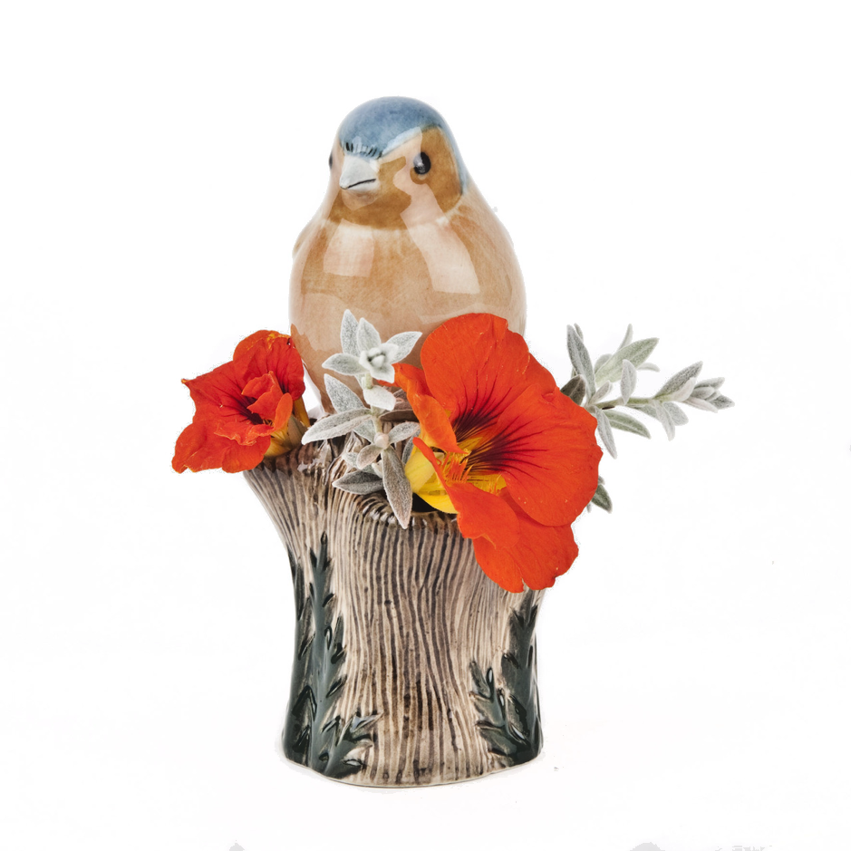 Quail Ceramics Bud Vase Chaffinch