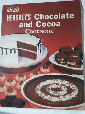 Hershey's Chocolate And Cocoa Cookbook ( Ideals, 1982 ) cookie cake pie beverage