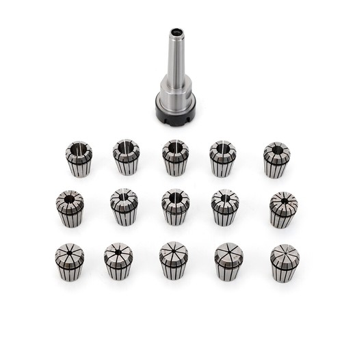 MK2/MK3/MK4 15 pezzi ER25 pinze di serraggio + set maniglia Ø 2 - 16 mm area di serraggio NUOVO - Foto 6 di 35
