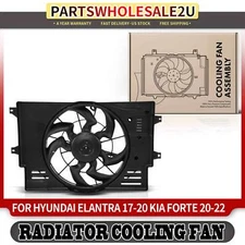 New Radiator and Condenser Fan Assembly for Hyundai Elantra GT Kia Forte L4 1.6L