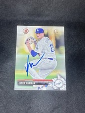 James Marinan 2017 Bowman Draft 1st #BD169 Los Angeles Dodgers Auto Signed Card