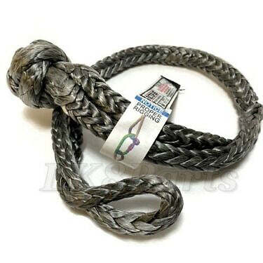 Factor 55 Soft Shackle Gray 7/16'' 10'' Extreme Duty 39,000 lb USA Made Synthetic