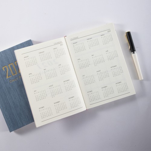 2021 Calendar Notebook Agenda Noting Book Practical Schedule Book Plan Note Pad - Picture 4 of 12