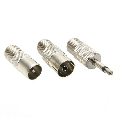 74cm Teleskop Antenne Ersatz F Stecker DAB UKW Radio FM AM Auto Audio Set DE NEU - Picture 3 of 13